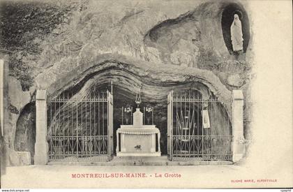 CPA Montreuil Sur Maine La Grotte