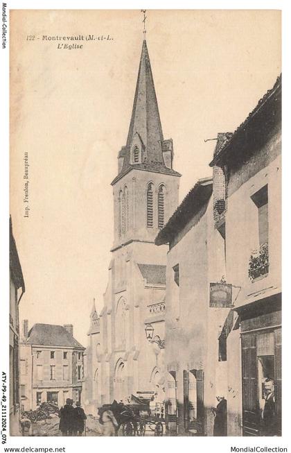 ATYP9-0723-49 - MONTREVAULT - L'église