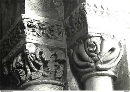 Carte Postale - 41 - Montrichard - Abbatiale Notre Dame d'Aigue Vive près de Montrichard - Chapiteaux de l'absidiole nor