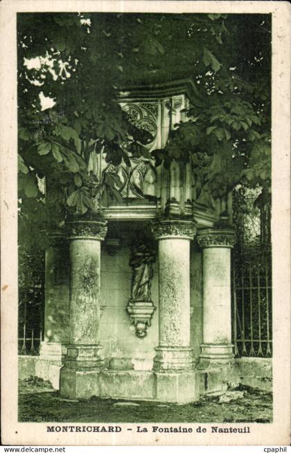 CPA Montrichard La fontaine de Nanteuil