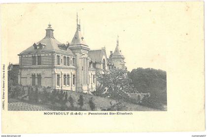 CPA MONTSOULT - Pensionnat Sainte Elisabeth - Ed. Leroeil à Domont