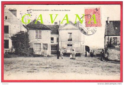 78 MORAINVILLIERS - La place de la Mairie