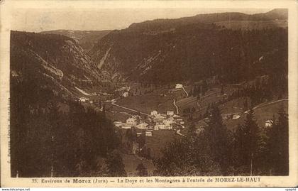 CPA Environs de Morez La Doye et les Montagnes a I'entree de Morez Le Haut