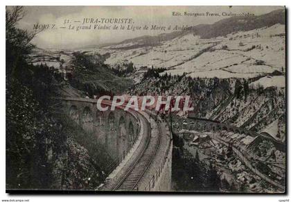 Morez- Le grand viaduc de la Ligne de Morez-Jura-Touriste -CPA