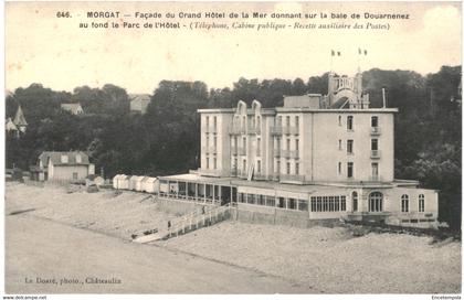 CPA-Carte Postale France   Morgat Façade du grand Hôtel de la plage VM55763