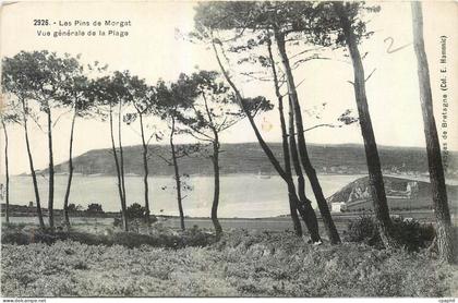CPA Les Pins de Morgat Vue generale de la Plage