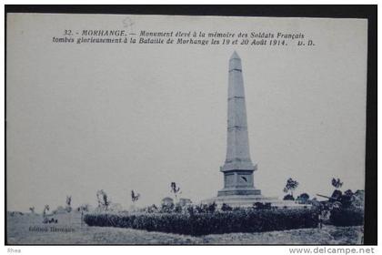 57 Morhange 32 MORHANGE - Monument élevé à la mémoire des Soldats Français... monument  D57D  K57262K  C57483C RH015376