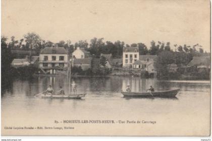 MORIEUX ES PONTS NEUFS  Une partie de canotage