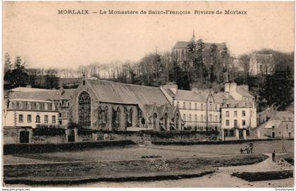 CPA Carte Postale  France  Morlaix Monastère de  Saint François Rivière de Morlaix  VM101242ok