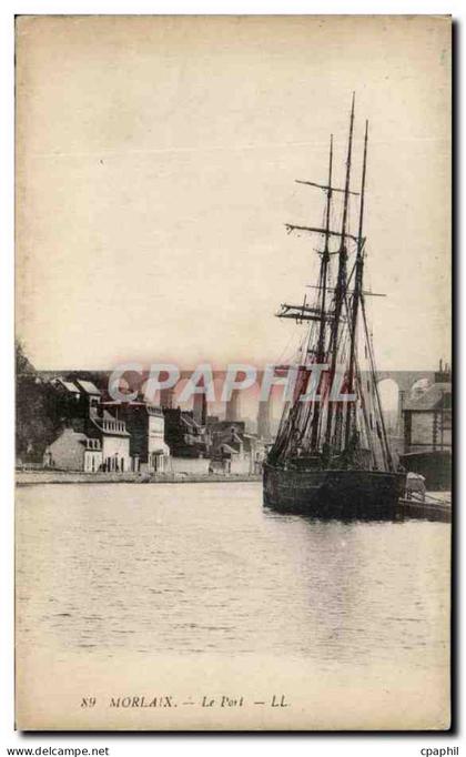 CPA Morlaix Le Port Bateau