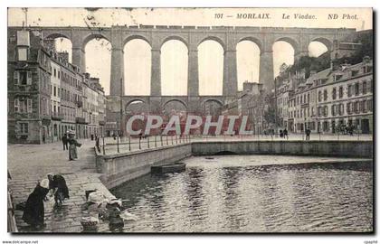 CPA Morlaix le viaduc Lavandieres