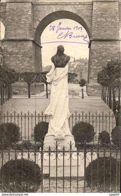 CPA Morlaix Statue de Duchesne