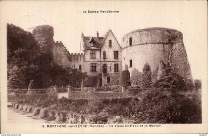 Mortagne sur SEvre CPA Le vieux chateau et le manoir