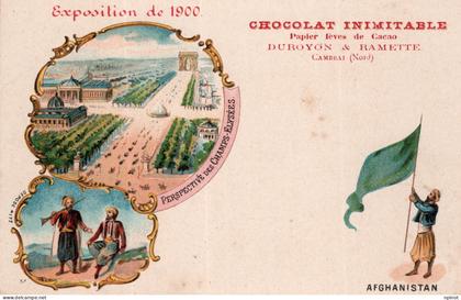 CPA  - 75 - PARIS  -  chocolat inimitable  exposition de 1900  - afganistan