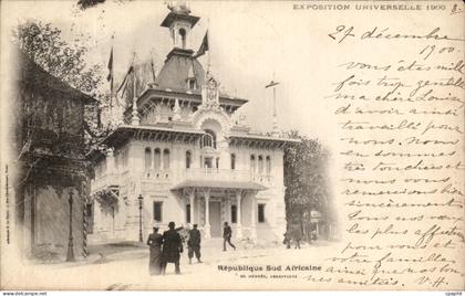 CPA Paris Republique Sud Africaine Afrique du Sud Exposition universelle 1900