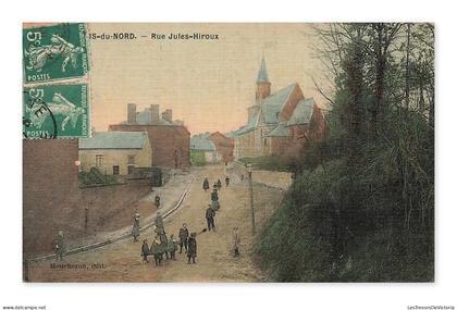 Mouilleron-en-Pareds, Rue Jules-Hiroux, CPA France, carte animée
