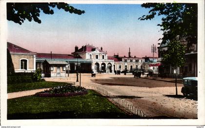 CPA Moulins La Gare