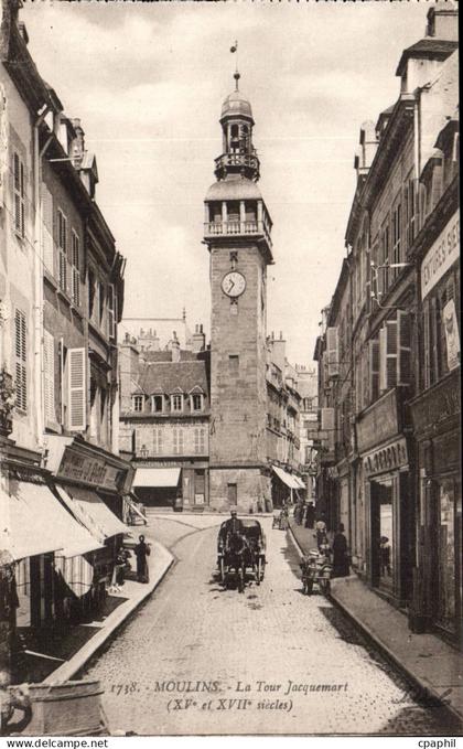 Moulins CPA La tour Jacquemard