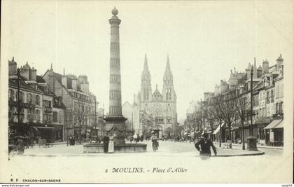 Moulins CPA Pont d'allier
