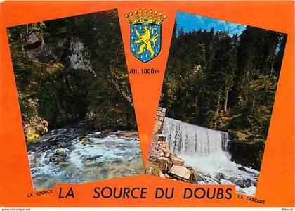 25 - Mouthe - La Source du Doubs - Multivues - Blasons - CPM - Voir Scans Recto-Verso