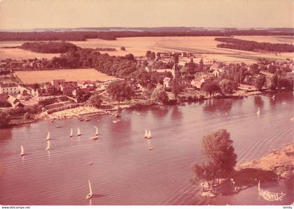 27 Muids vue générale CPSM GF cachet Muids 1964