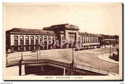 CPA Mulhouse la gare