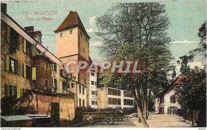 CPA Mulhouse Tour de Nesle