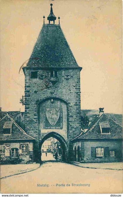 Carte Postale Ancienne - 67 - Mutzig - Porte de strasbourg - CPA - Oblitération de 1934 - Voir Scans Recto-Verso