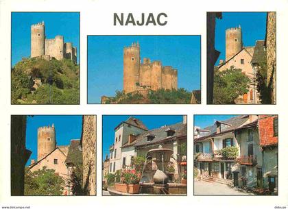 12 - Najac - Multivues - CPM - Voir Scans Recto-Verso