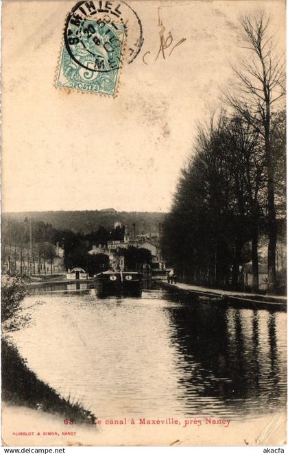 CPA Nancy le Canal a Maxeville (1466096)