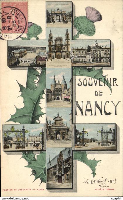 CPA Souvenir de Nancy