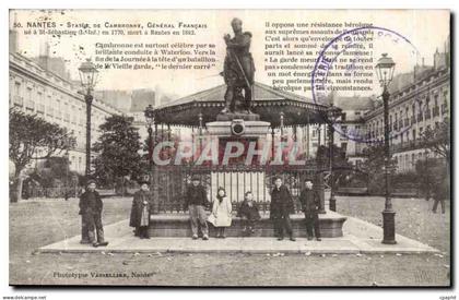 CPA Nantes Statue de CAmbronne mort a Nantes en 1842