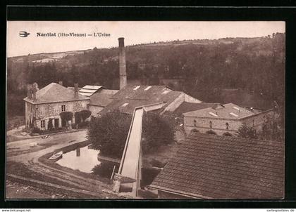 CPA Nantiat, L`Usine