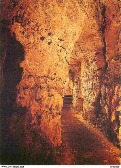 80 - Naours - Les grottes de Naours - Descente de la rotonde - Spéléologie - CPM - Voir Scans Recto-Verso