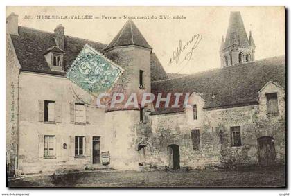 CPA Nesles La Vallee Ferme Monument du 16eme