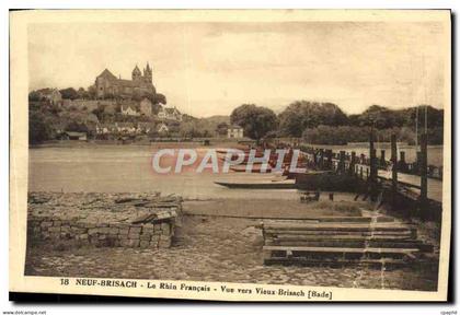 CPA Neuf Brisach Le Rhin Francais Vue Vers Vieux Brisach