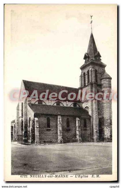 CPA Neuilly sur Marne L'Eglise