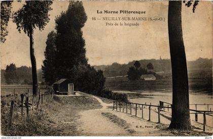 CPA NEUILLY-sur-MARNE Pres de la Baignade (1353156)
