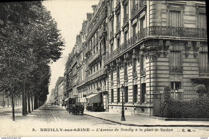 CPA Neuilly Sur Seine L Avenue de Neuilly a la Place de Verdun