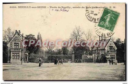 CPA Neuilly Sur Seine Porte De Neuilly Entrée du Bois de Boulogne