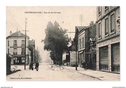 Neuves-Maisons, Rue de Neufchâteau, CPA, France