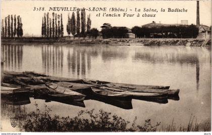 CPA Neuville-sur-Saone - La Saone - Badische - Ancien Four a Chaux (1036336)