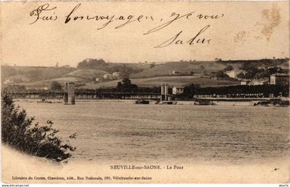 CPA NEUVILLE-sur-SAONE - Le Pont (692780)