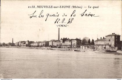 Neuville sur Saone - Le Quai - CPA