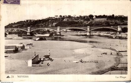 CPA Nevers La plage