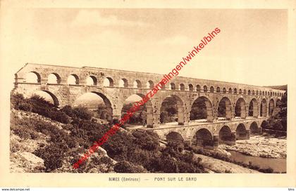 Pont sur le Gard - Nîmes - (30) Gard