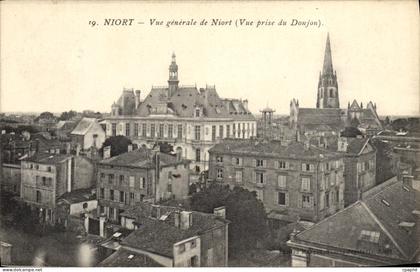 CPA Niort Vue Generale De Niort Vue prise du donjon