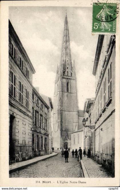 Niort CPA L'eglise Notre Dame