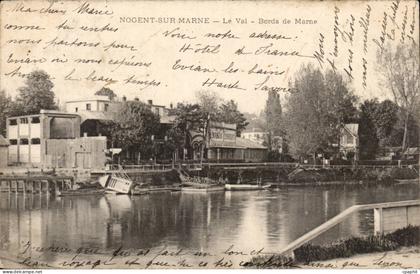 Nogent sur Marne CPA Bords de Marne Le VAl