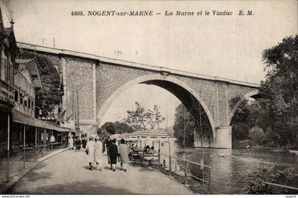 Nogent sur Marne CPA La marne et le viaduc